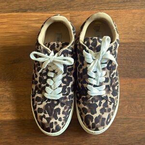 Steve Madden Lace Up Leopard Sneakers 9